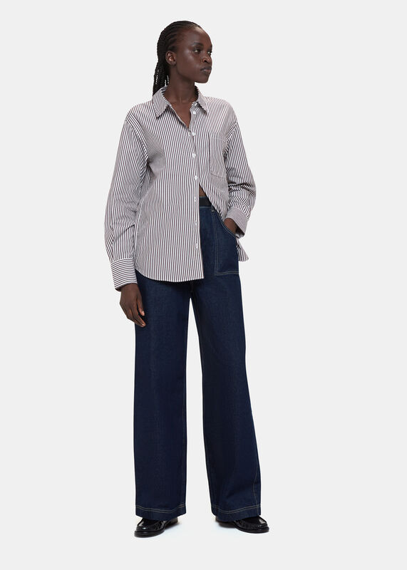 Stripe Relaxed Fit Shirt