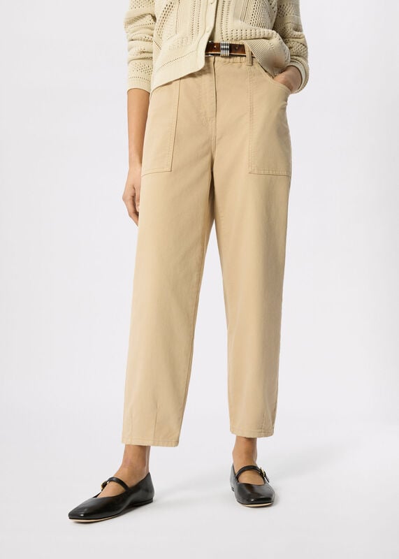 Neutral Petite Tessa Casual Pants