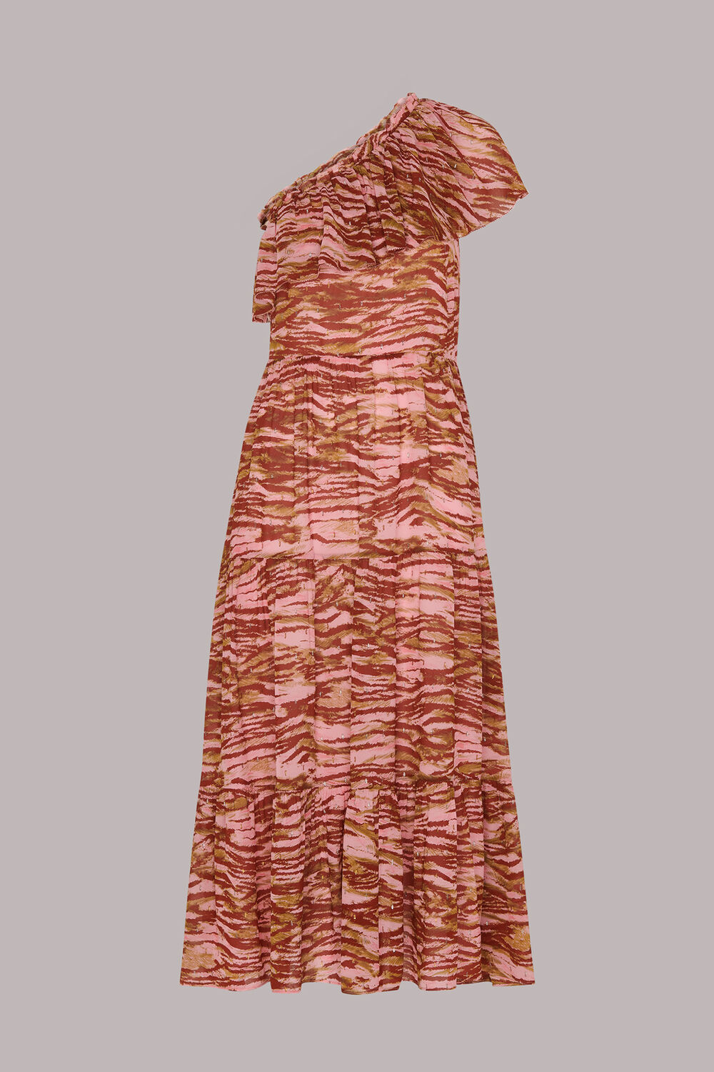 Clouded Tiger Asymmetric Dress