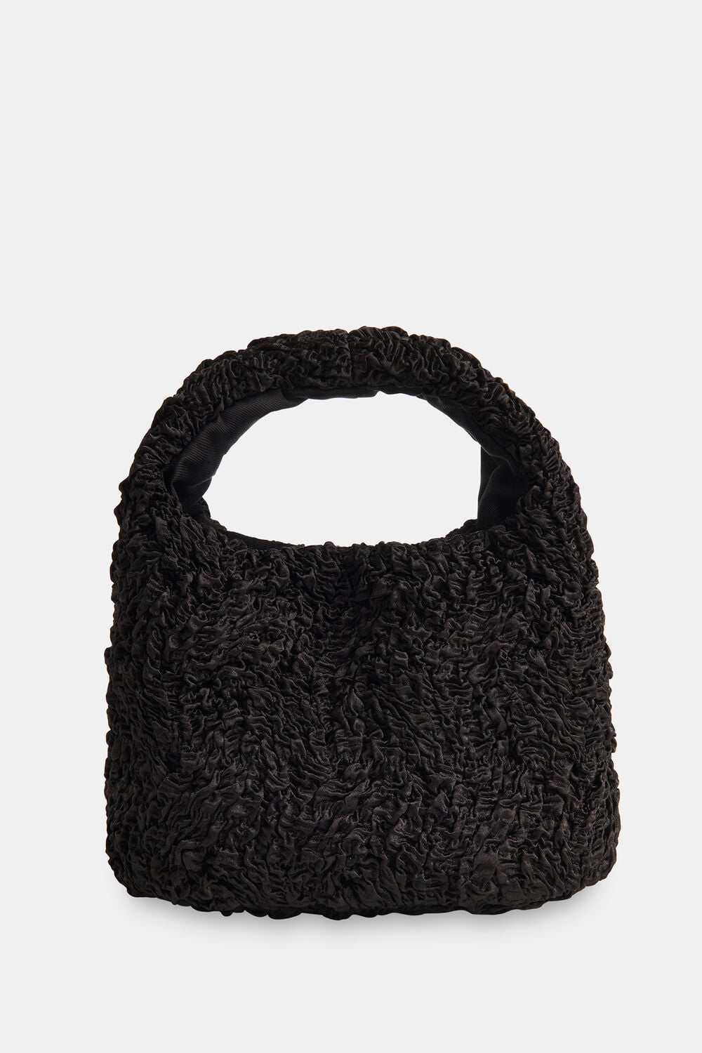 Luz Satin Ruched Mini Bag