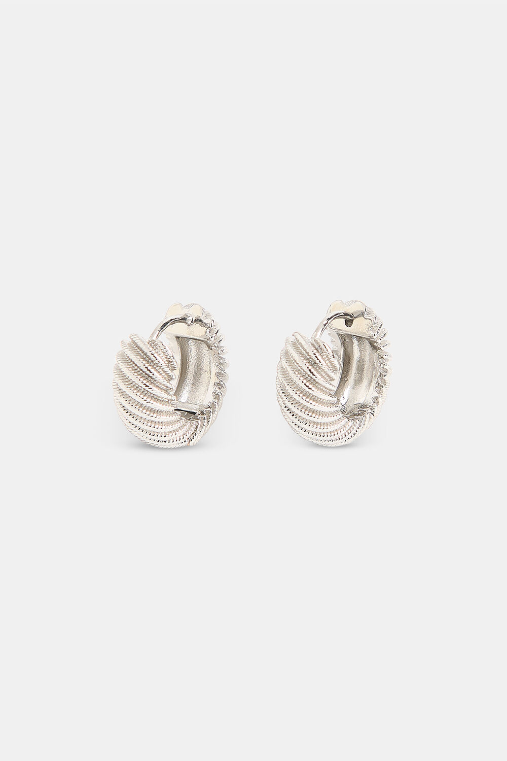 Mini Textured Hoop Earring