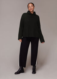 Rib Detail Collar Jumper