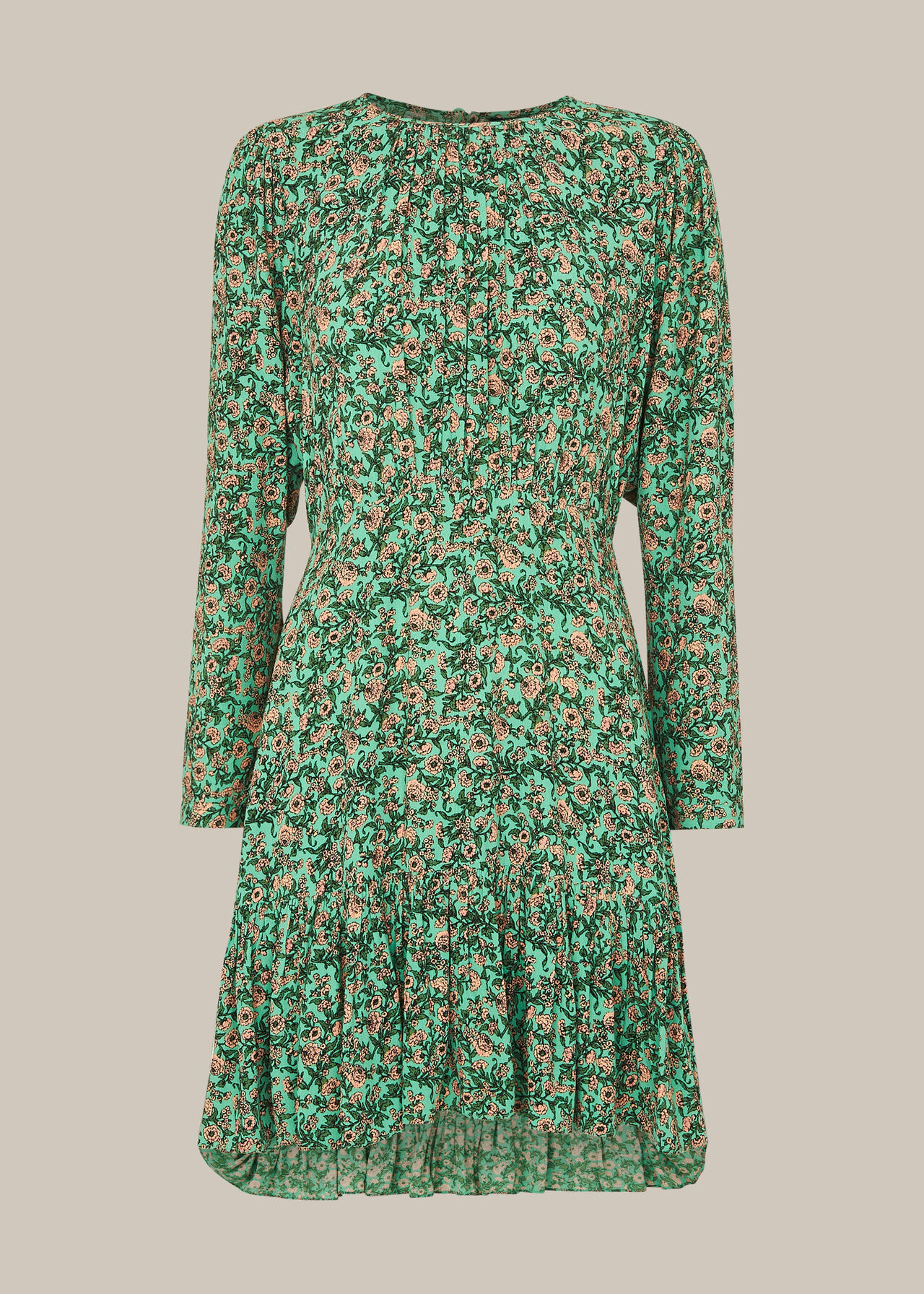 Multicolour Heath Floral Print Dress | WHISTLES