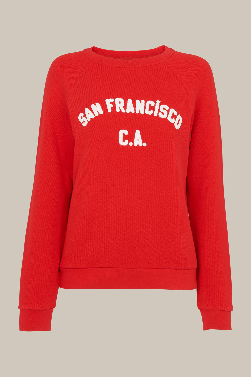 San Francisco Logo Sweatshirt Red
