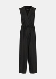 Bella Linen Wrap Jumpsuit