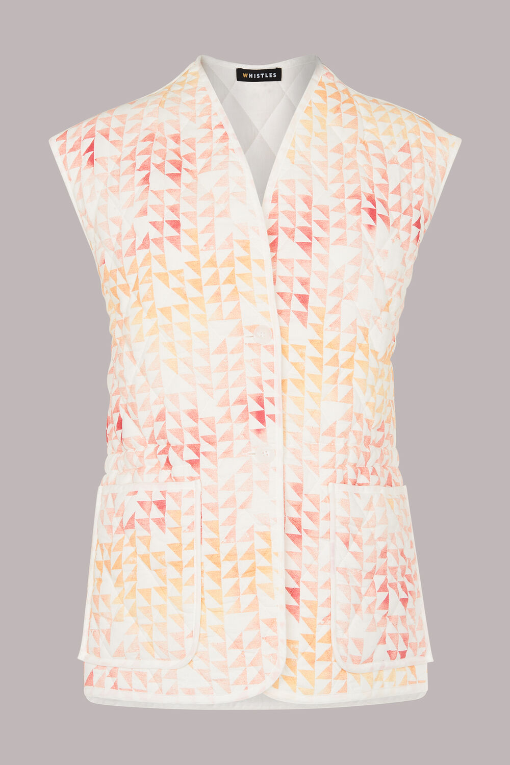 Hexagon Print Gilet