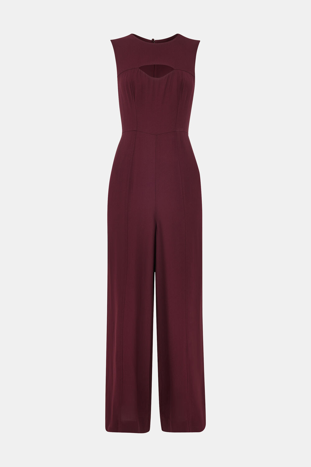 Burgundy Harley Cut Out Jumpsuit