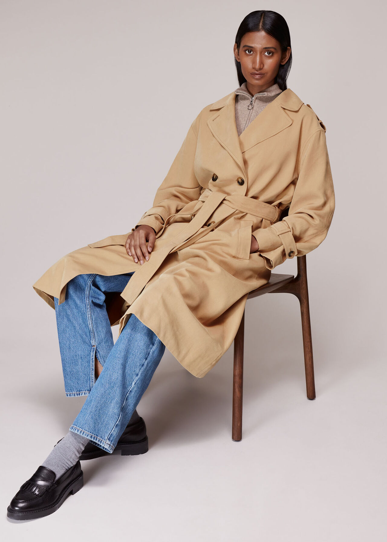 Riley Trench Coat