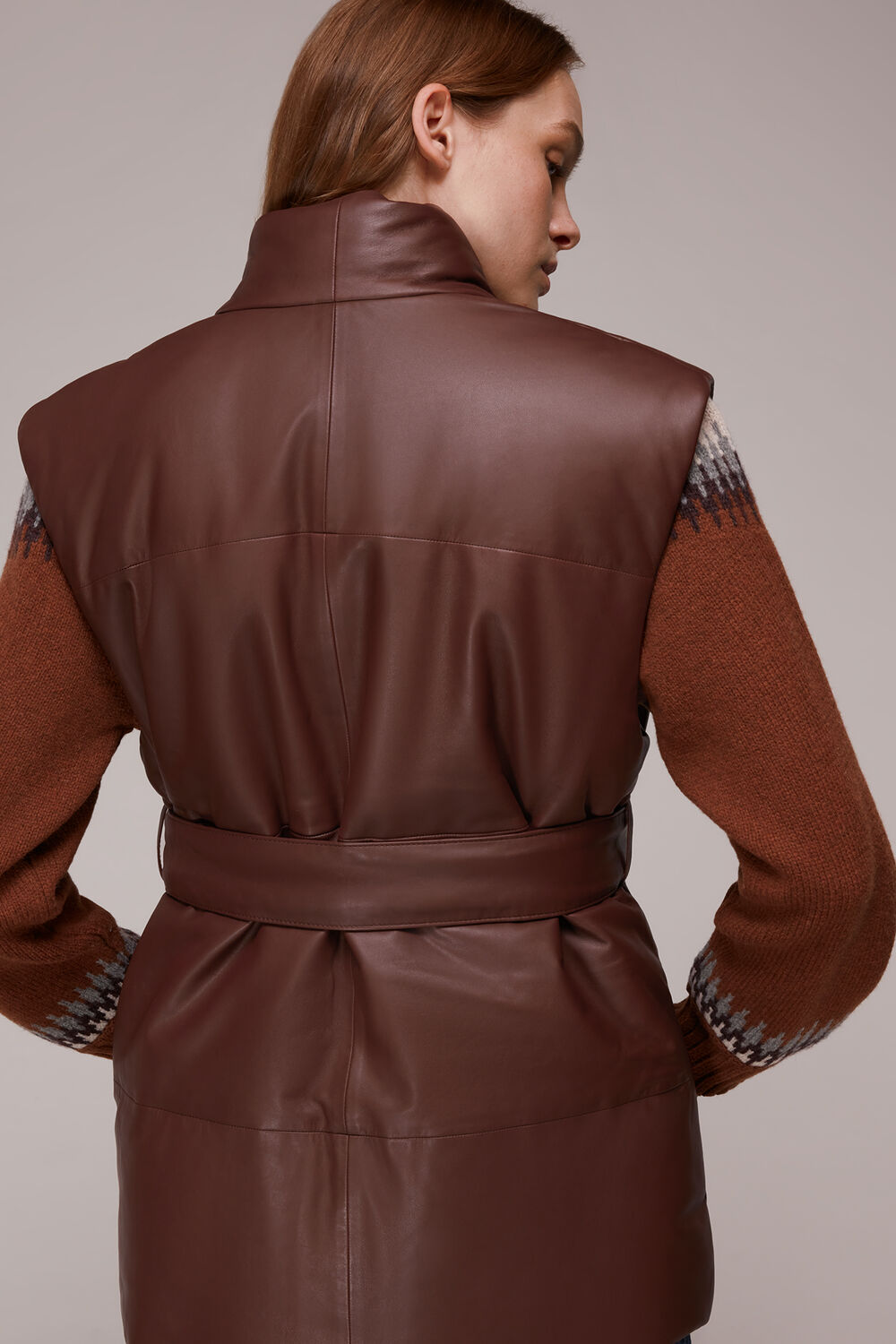 Raya Leather Gilet