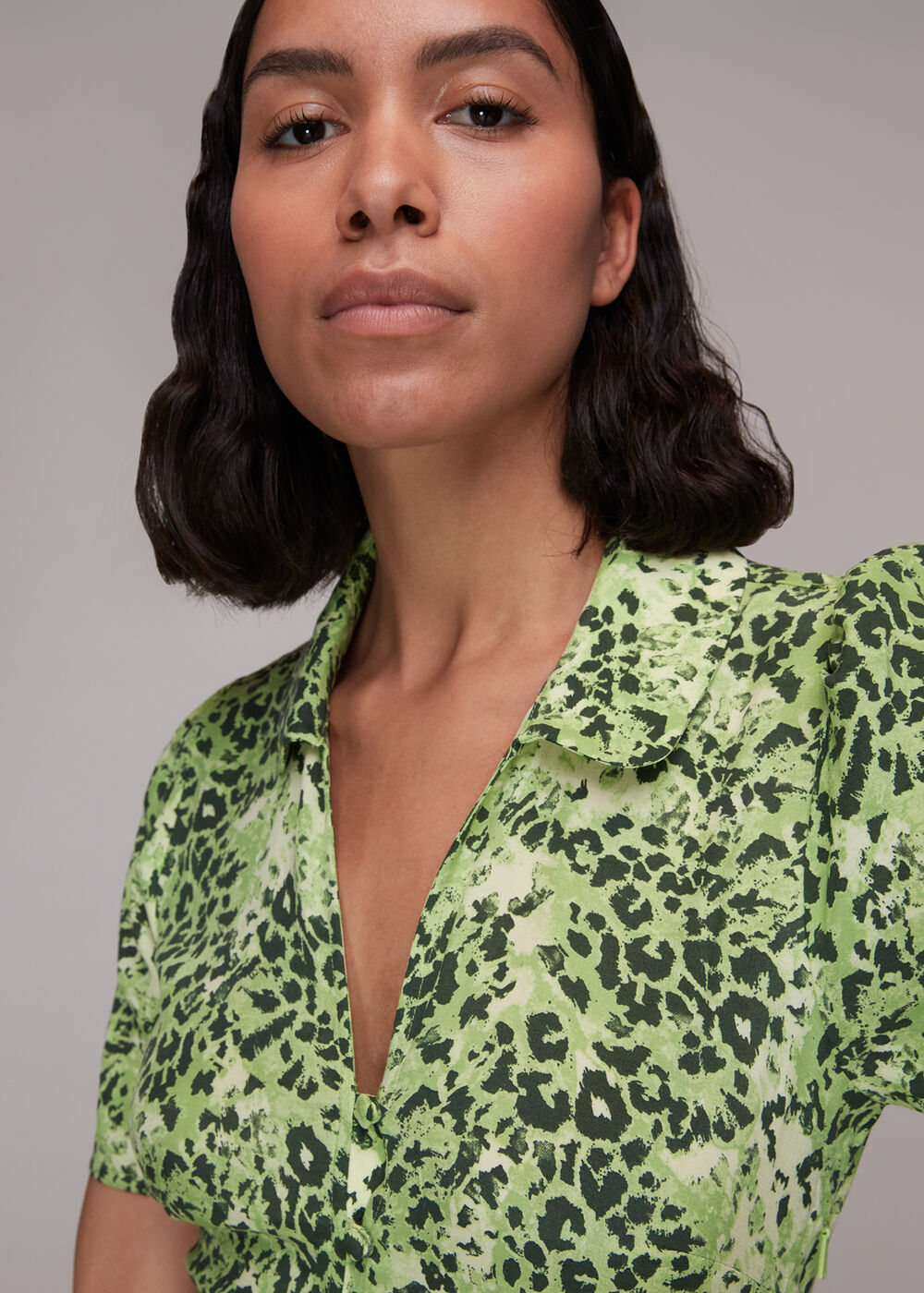 Rowan Hyena Spot Midi Dress