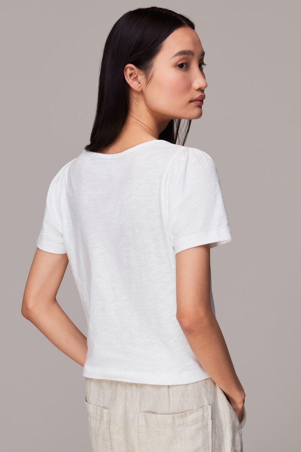 Square Neck Wrap Tee