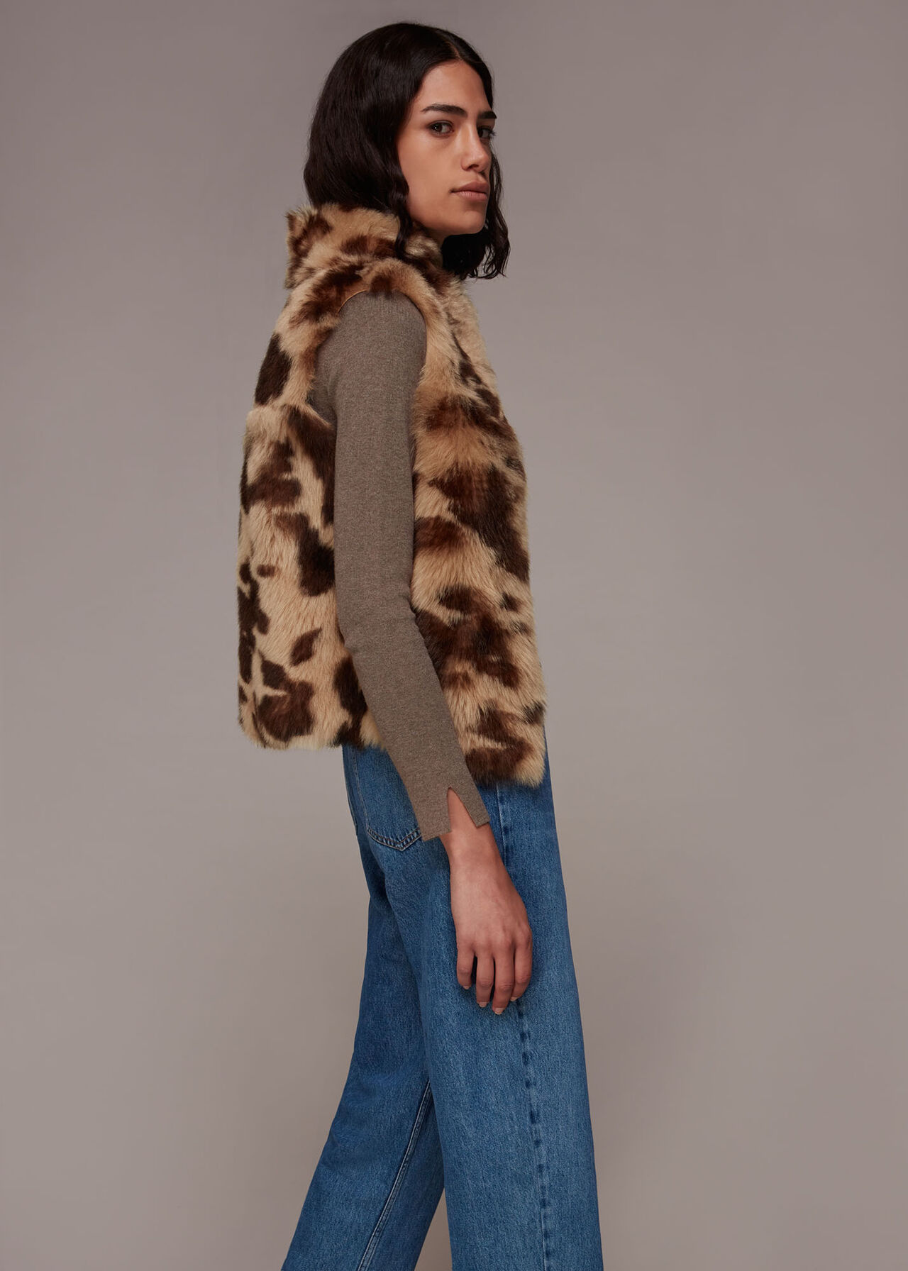 Cow Print Toscana Gilet