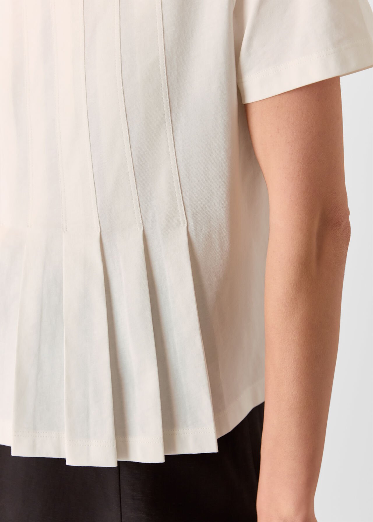 Pleat Detail Top
