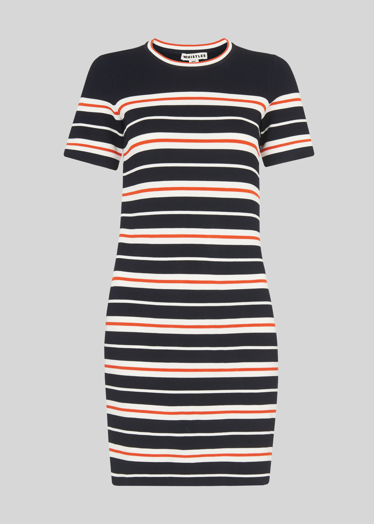 Milano Stripe Knitted Dress Multicolour