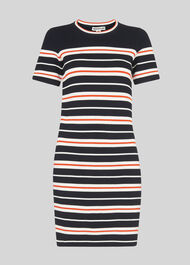 Milano Stripe Knitted Dress Multicolour