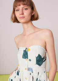 Alana Bandeau Abstract Dress