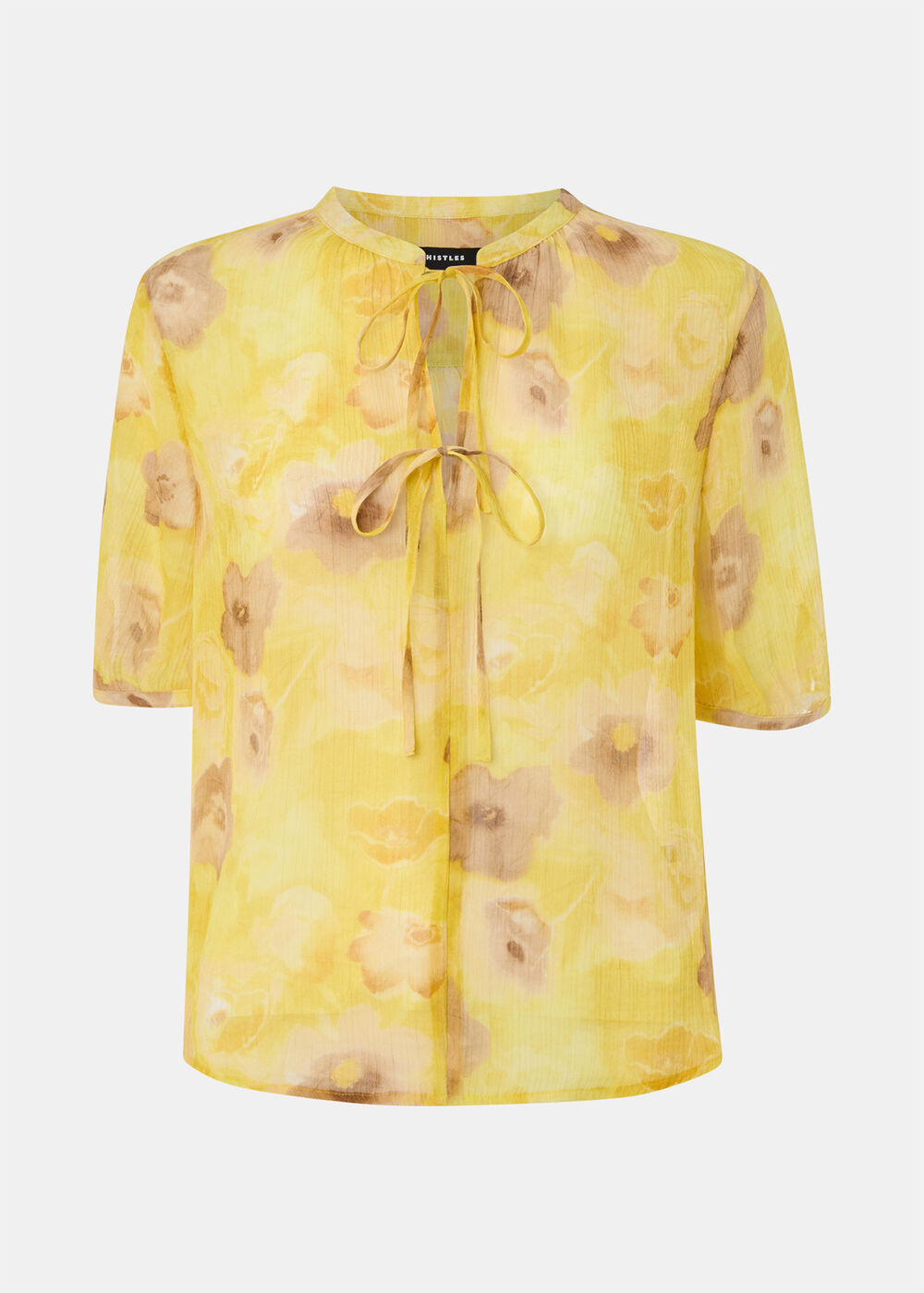 Sunshine Floral Texture Blouse