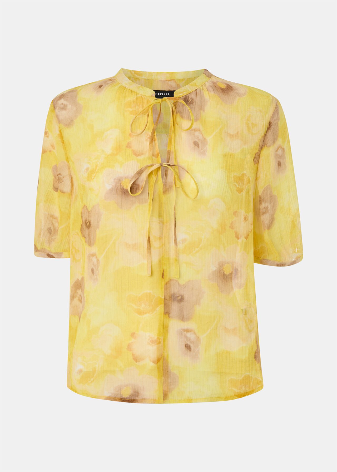 Sunshine Floral Texture Blouse