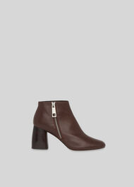 Pippa Side Zip Boot Brown