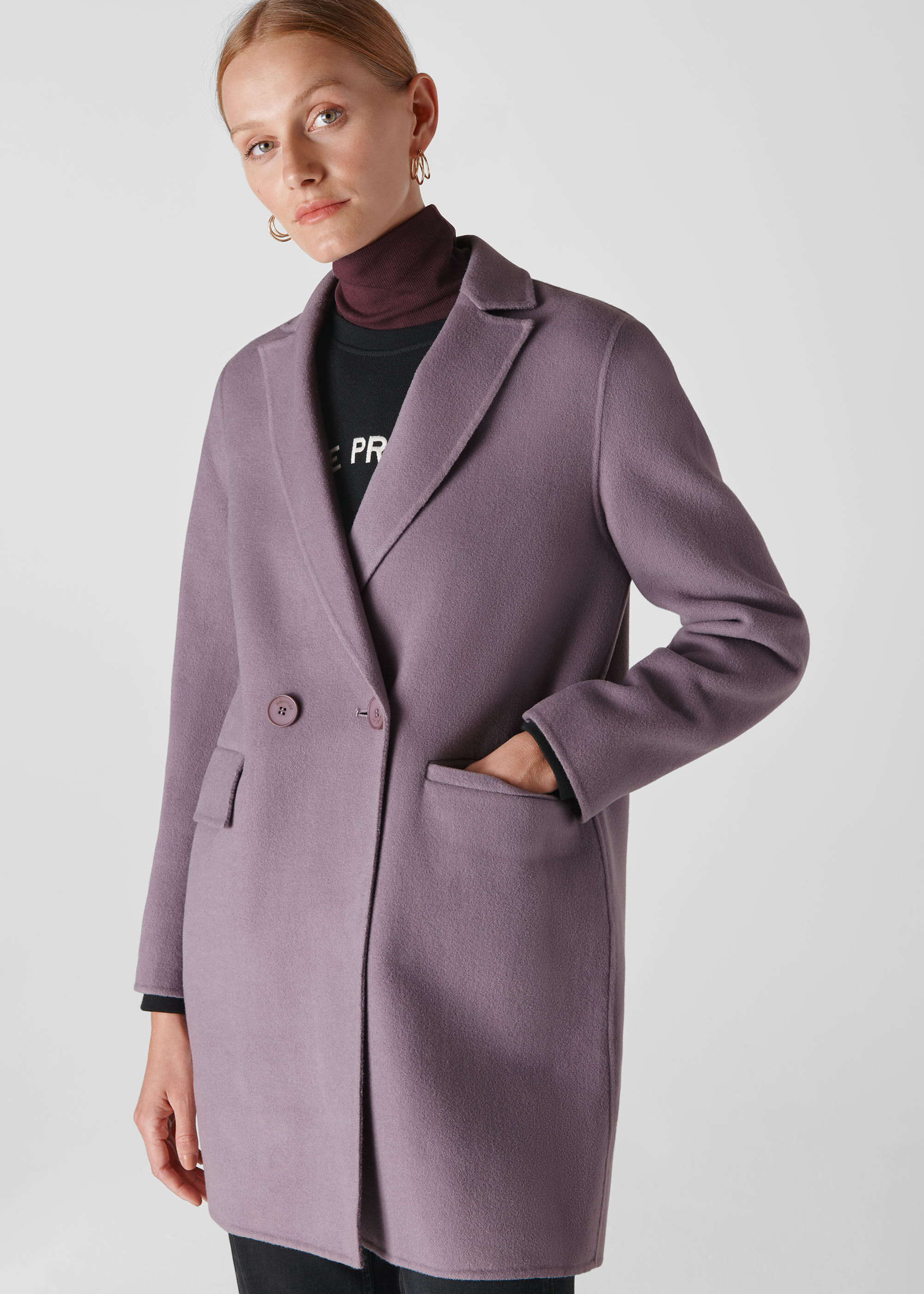Whistles wool cheap coat