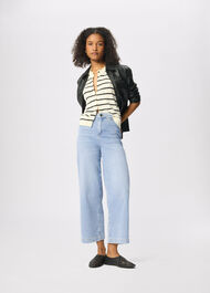 Stretch Straight Ankle Jean