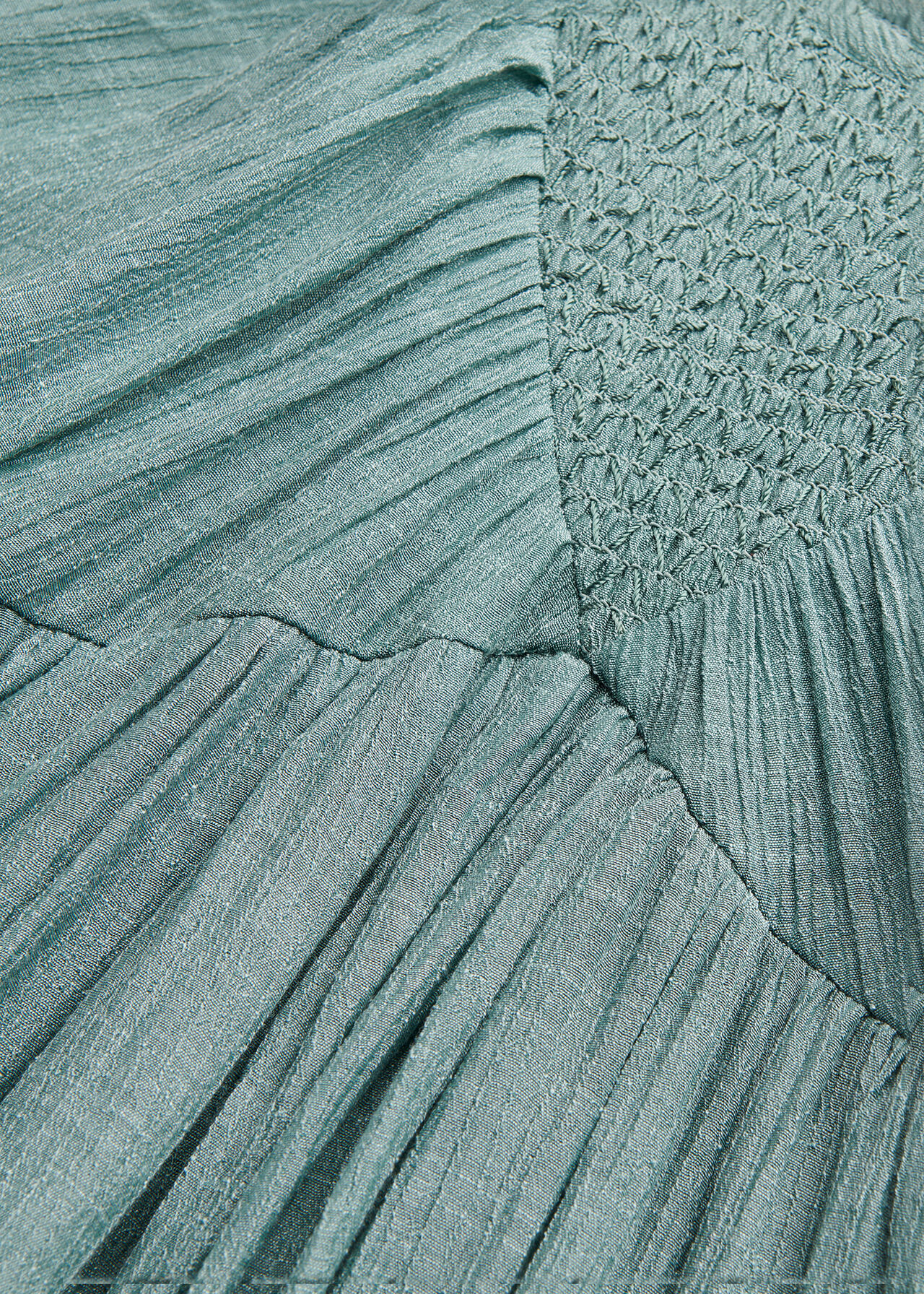 Sage Green Willa Smocked Dress | WHISTLES