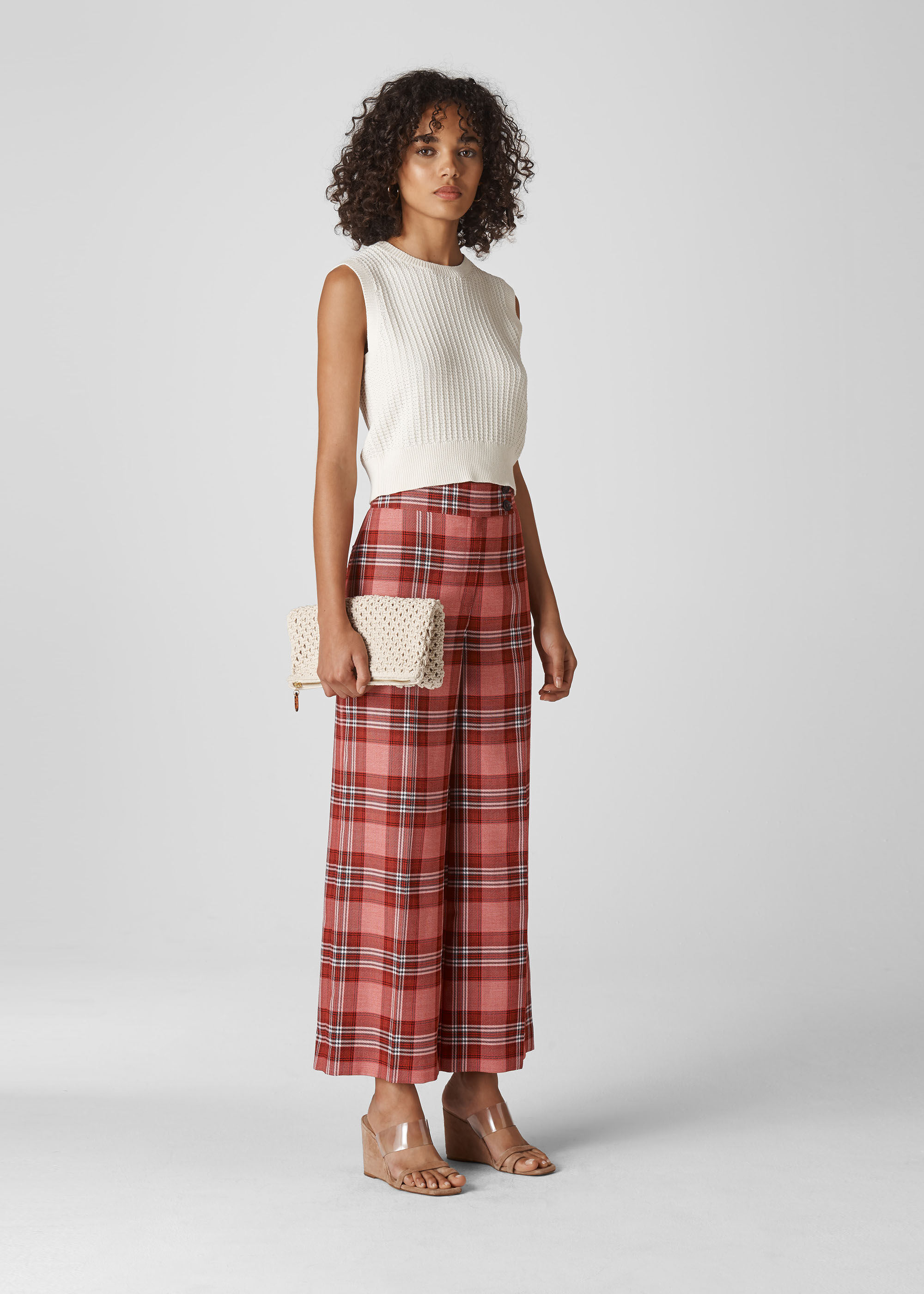 Red checkered trousers new arrivals