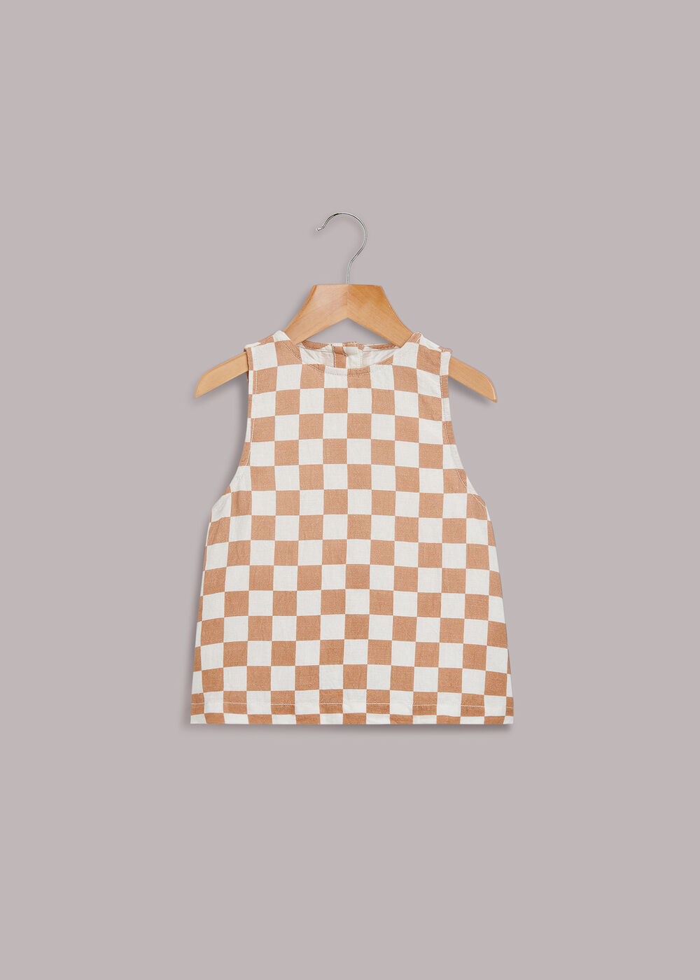 Checkerboard Domino Blouse