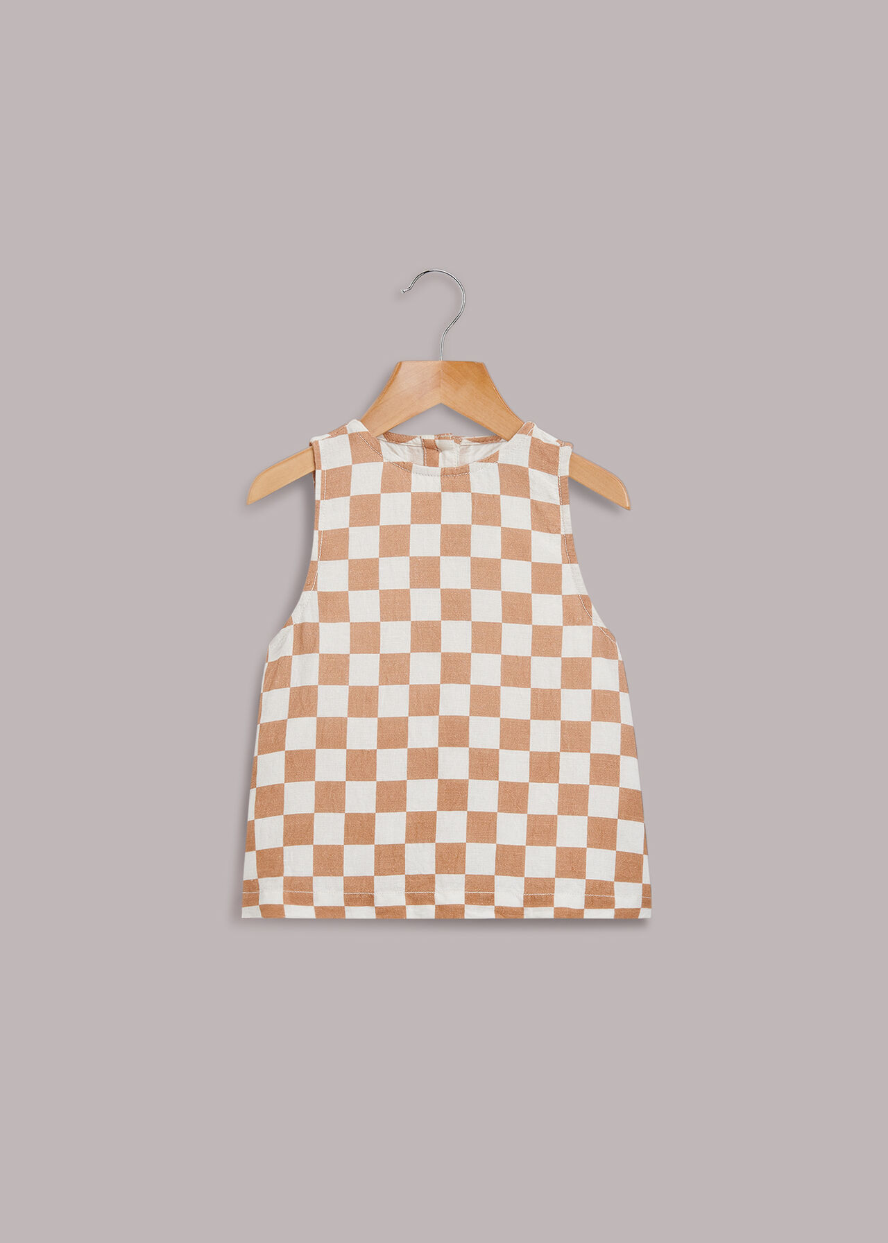 Checkerboard Domino Blouse