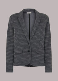 Tweed Slim Jersey Jacket