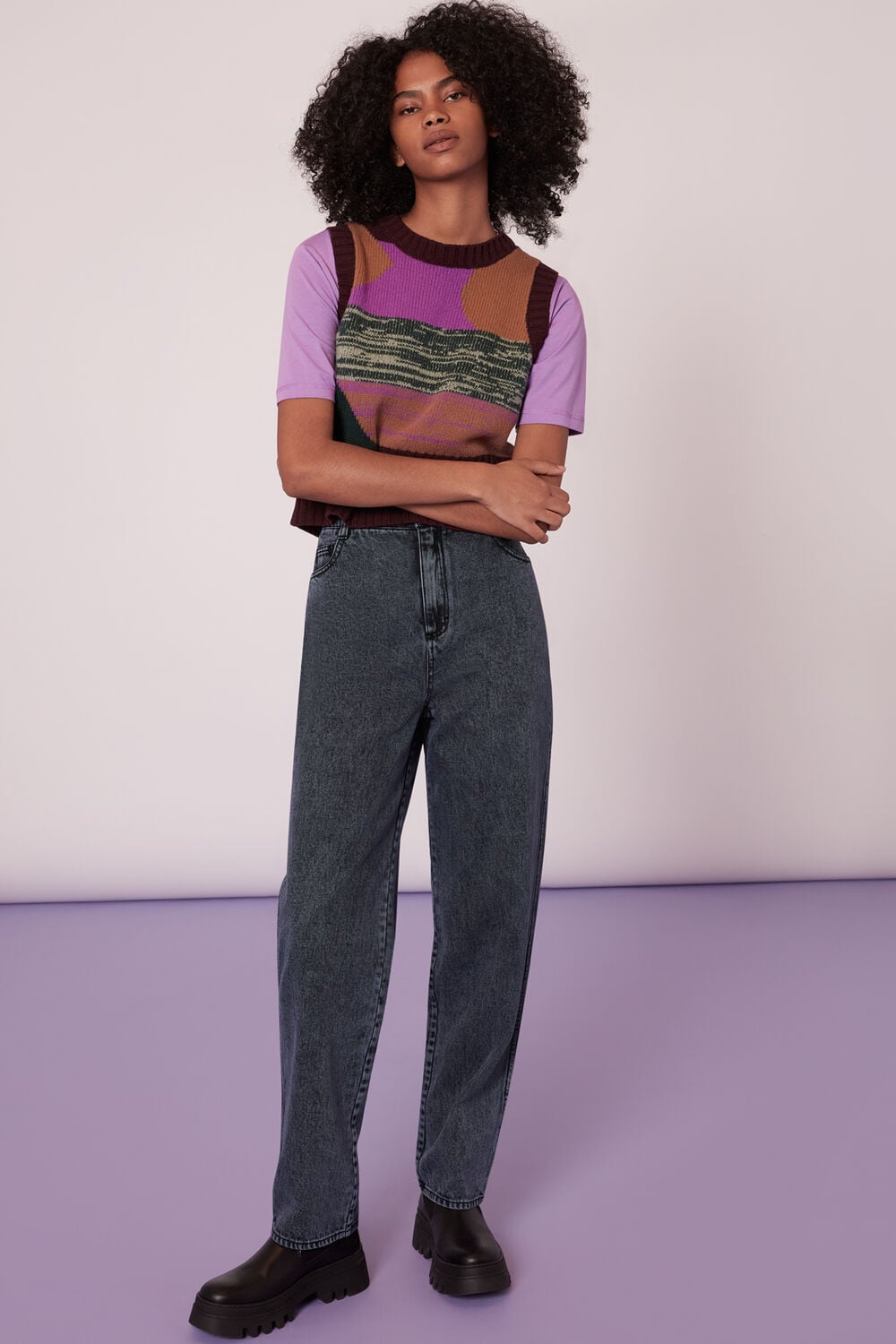 Acid Wash Denim Jeans