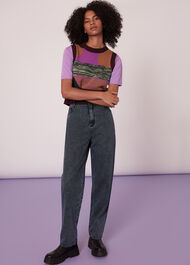 Acid Wash Denim Jeans