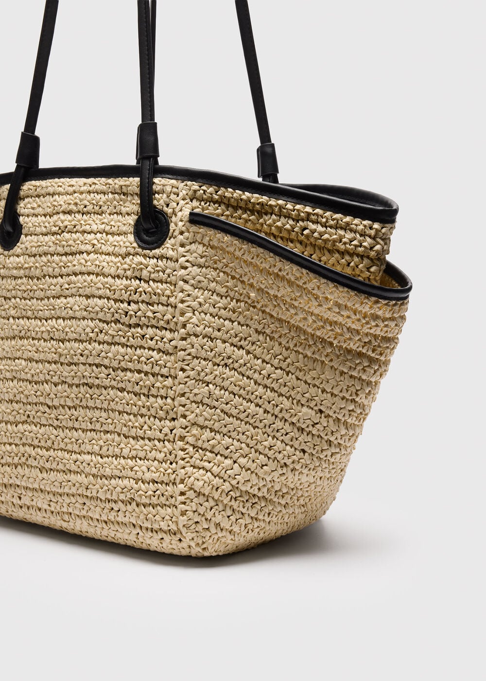 Zoelle Straw Tote Bag