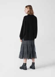 Chunky Sparkle Knit Black