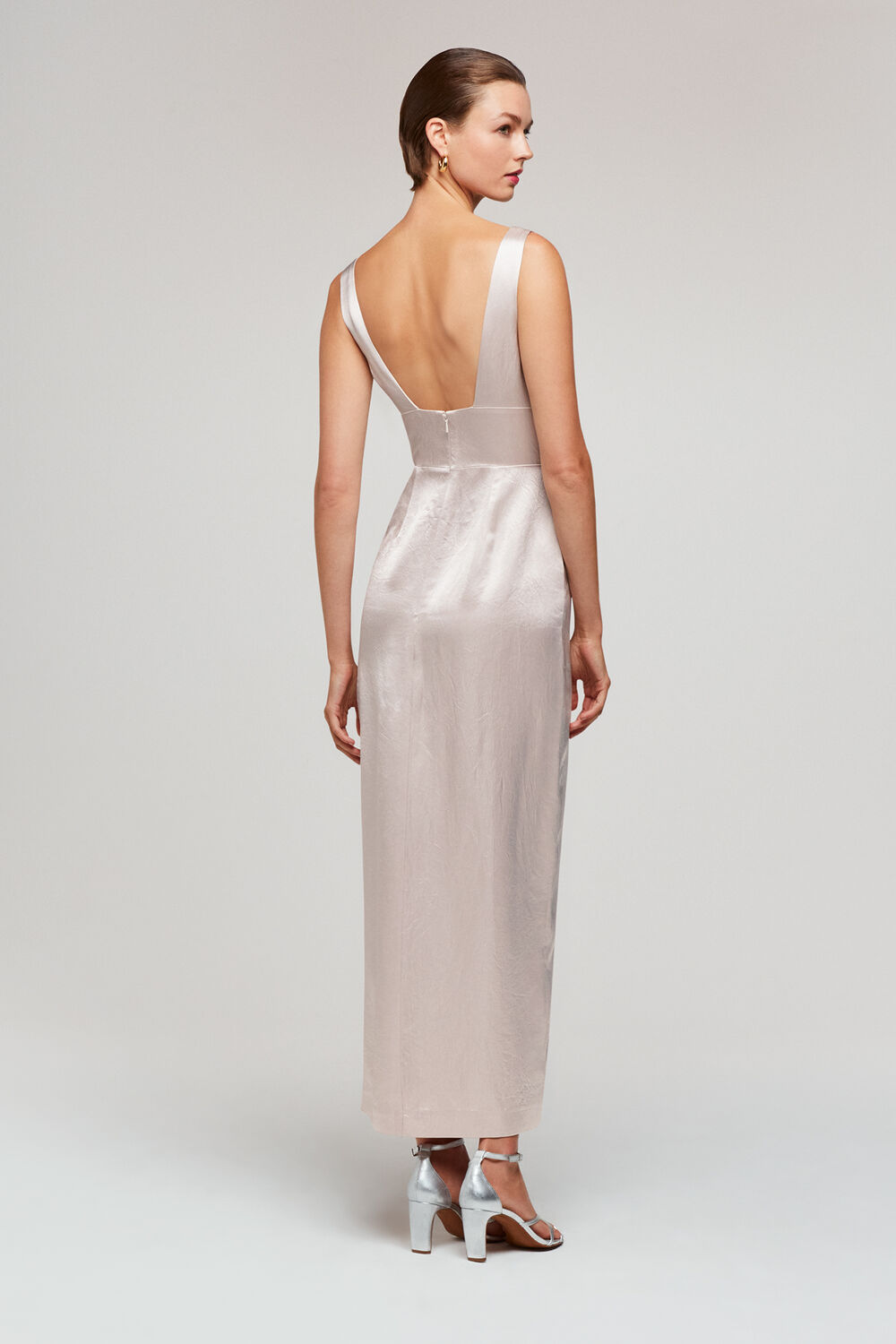 Charlotte Satin Maxi Dress