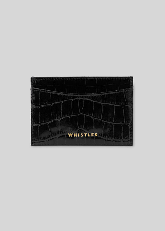 Shiny Croc Card Holder