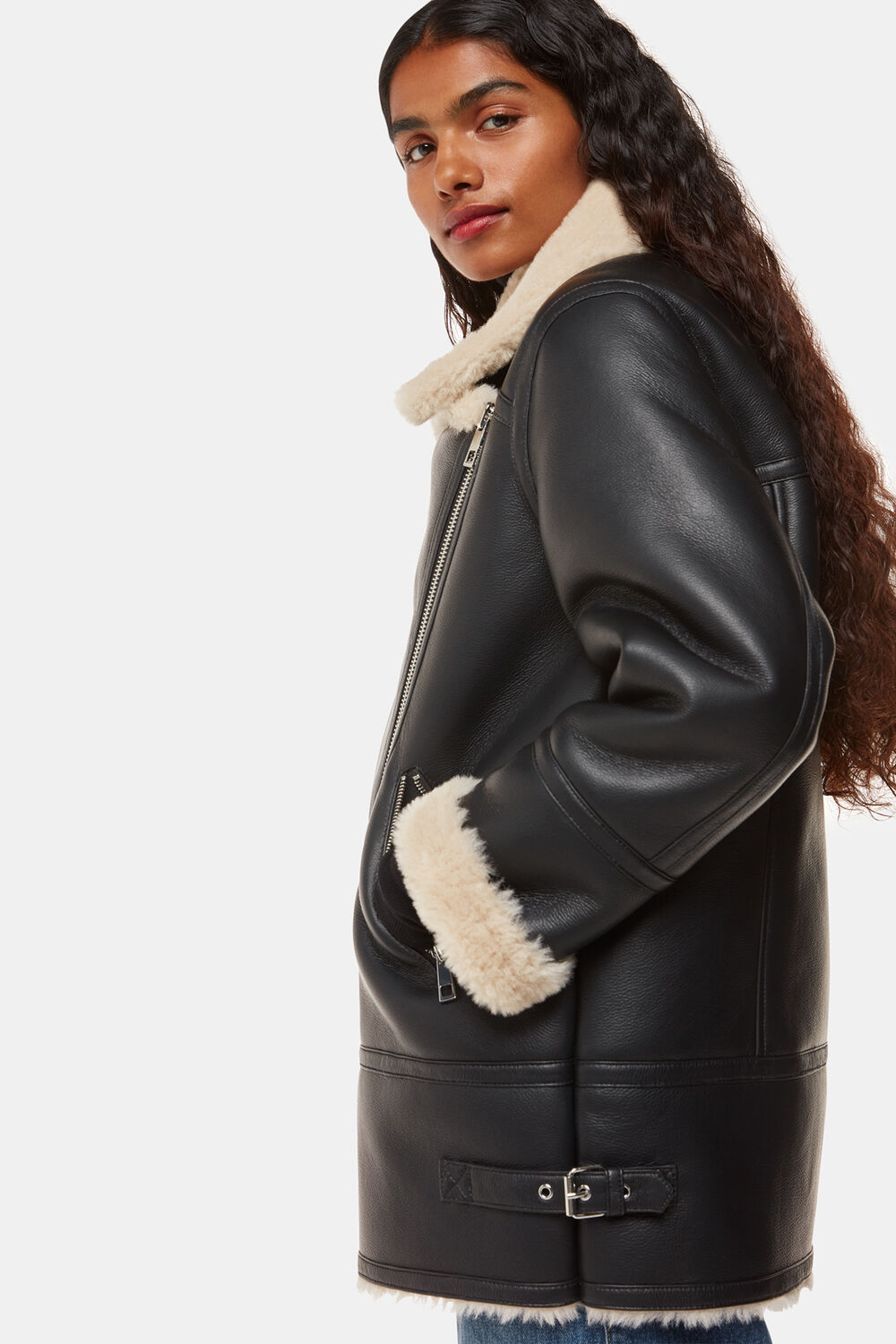 Petite Faux Fur Aviator