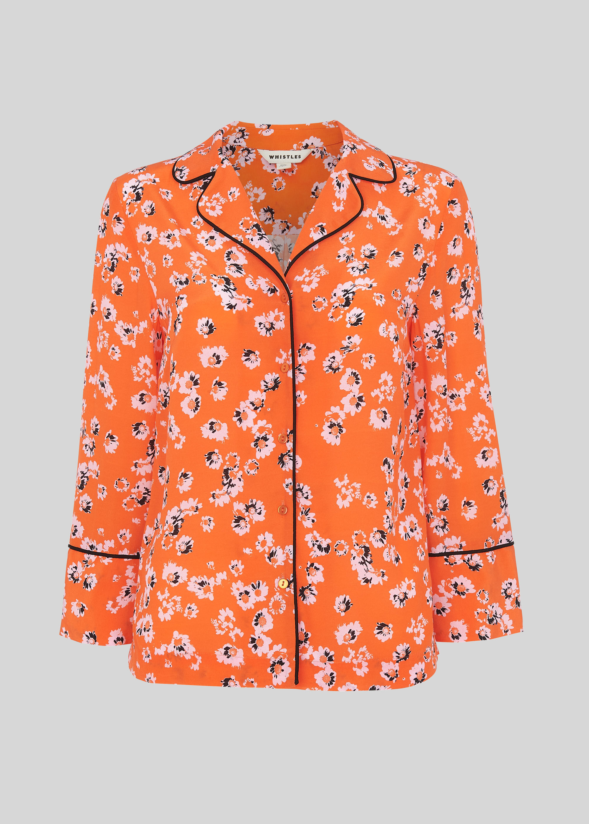 Flame Multi Digital Daisy Pyjama Shirt WHISTLES