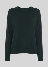 Cashmere Crew Neck Sweater Dark Green