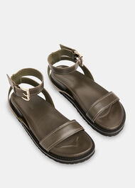 Ottie Contrast Stitch Sandal