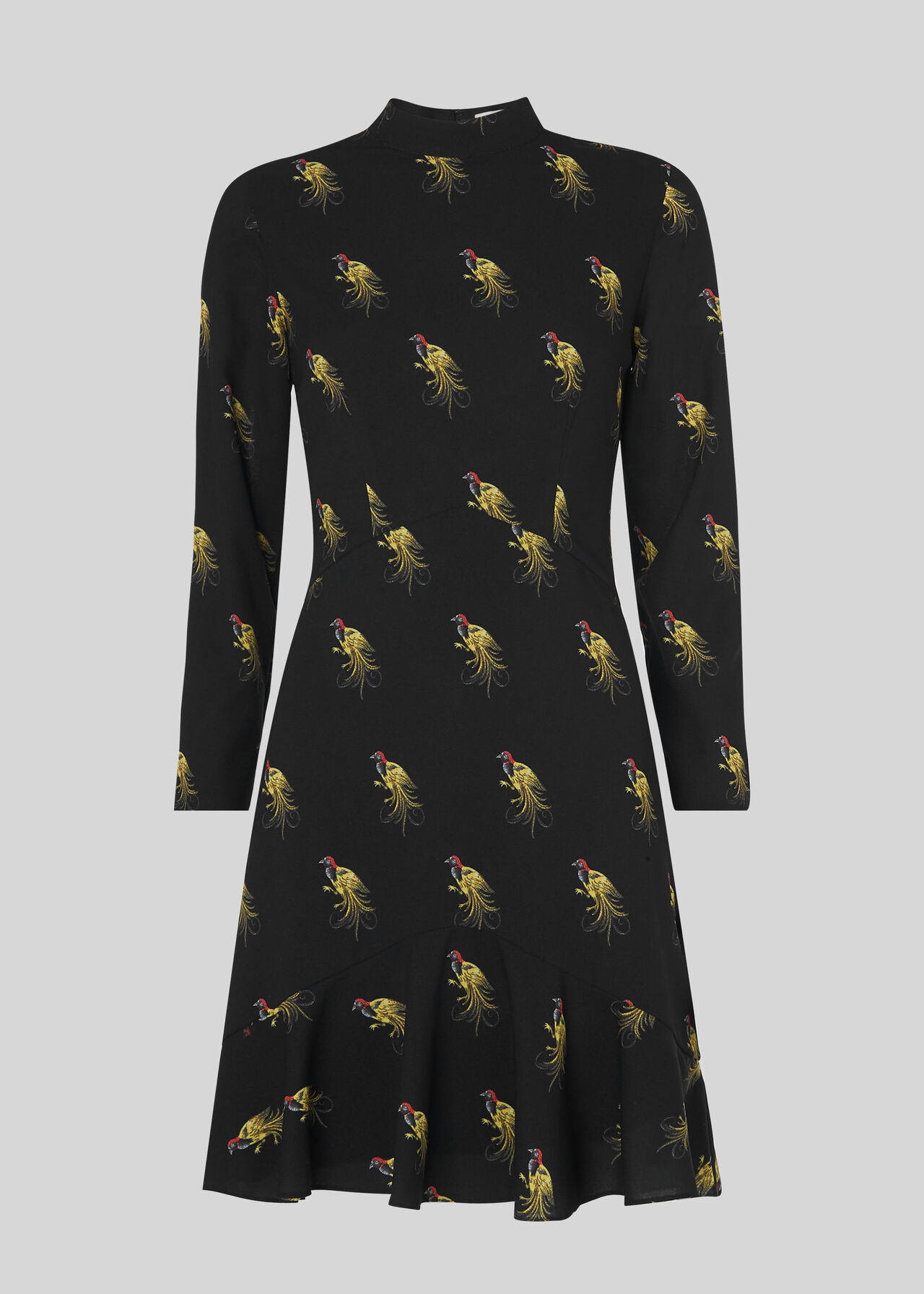 Woodpecker Print Dress
