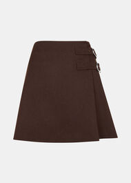 Side Buckle Mini Skirt