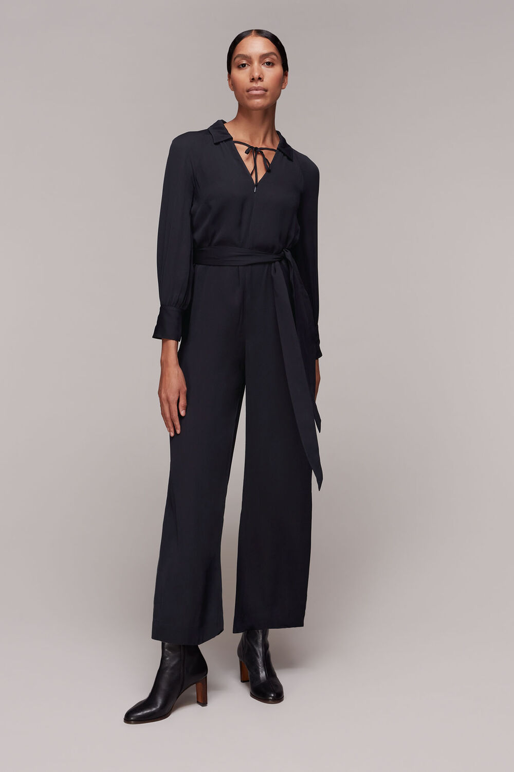Abby Tie Detail Jumpsuit