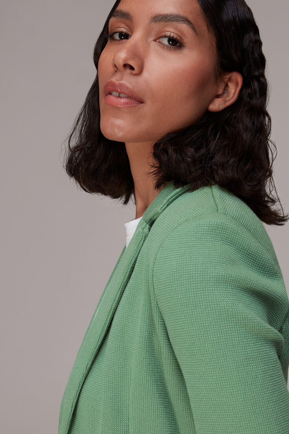 Slim Fit Jersey Jacket
