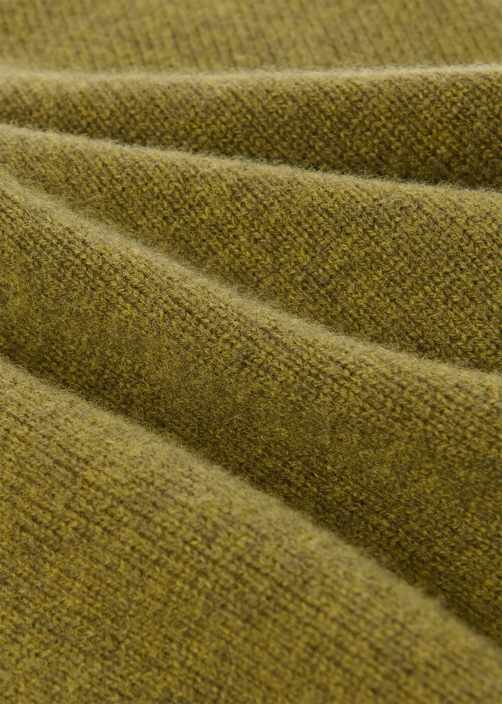 Wool Curved Hem Knit
