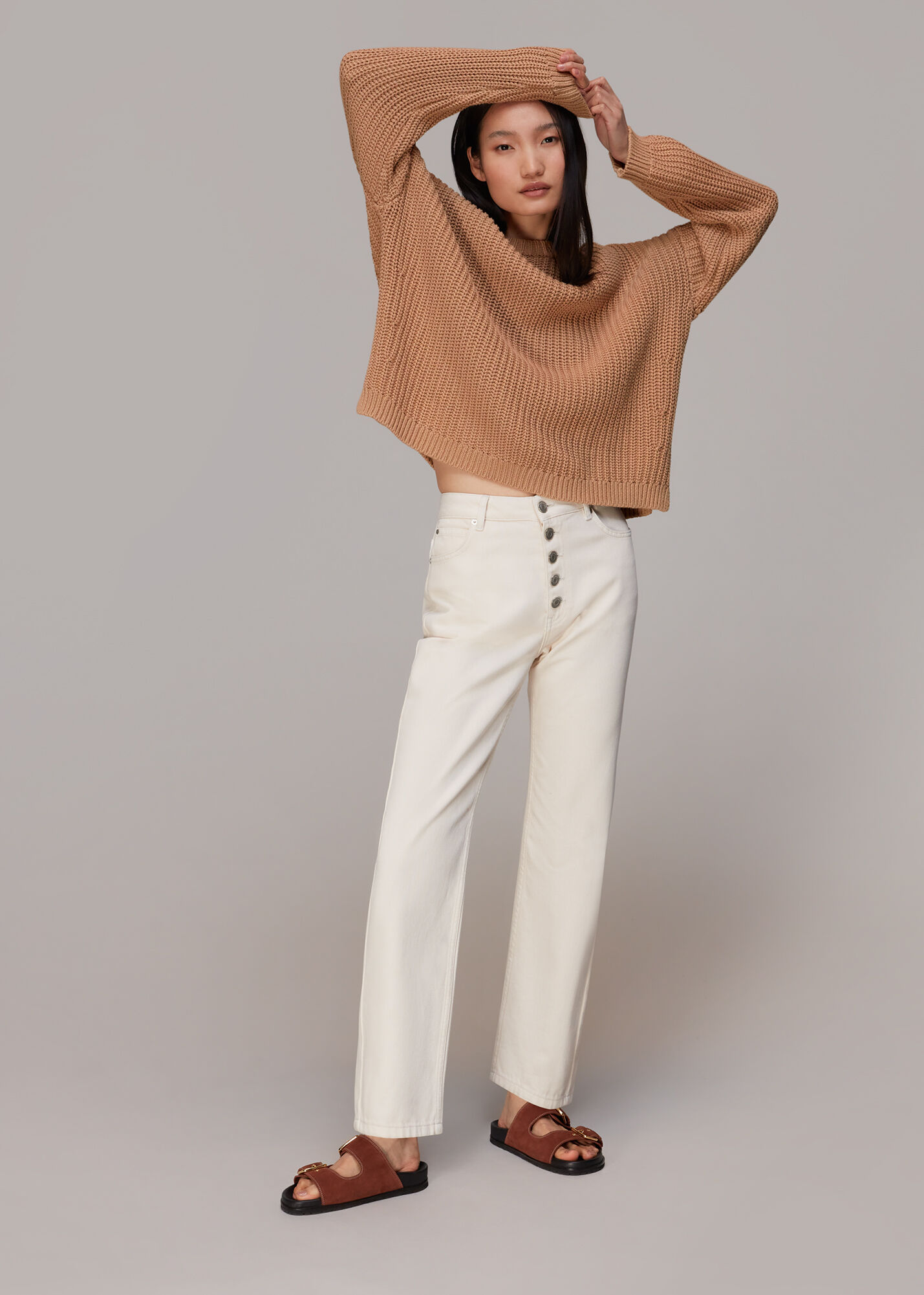 First rite crop crew sweater online
