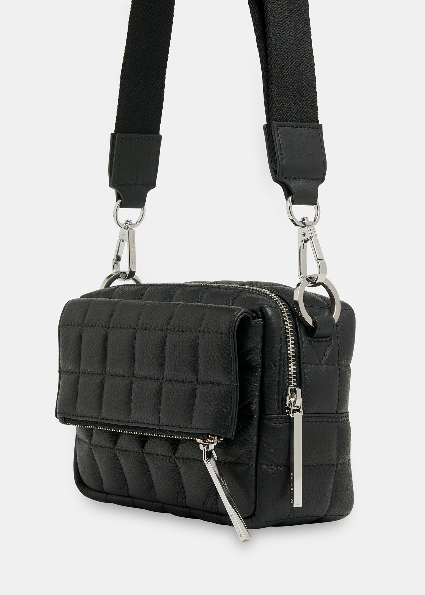 Black Quilted Bibi Crossbody Bag | WHISTLES