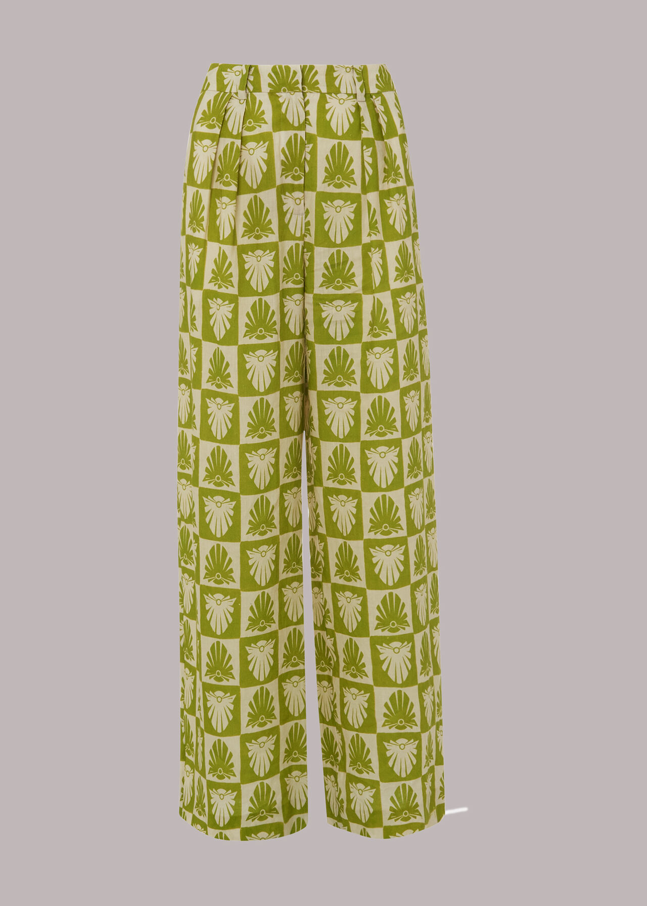 Checkerboard Shells Trouser