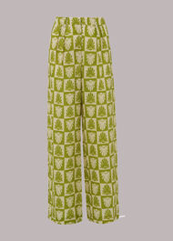 Checkerboard Shells Trouser
