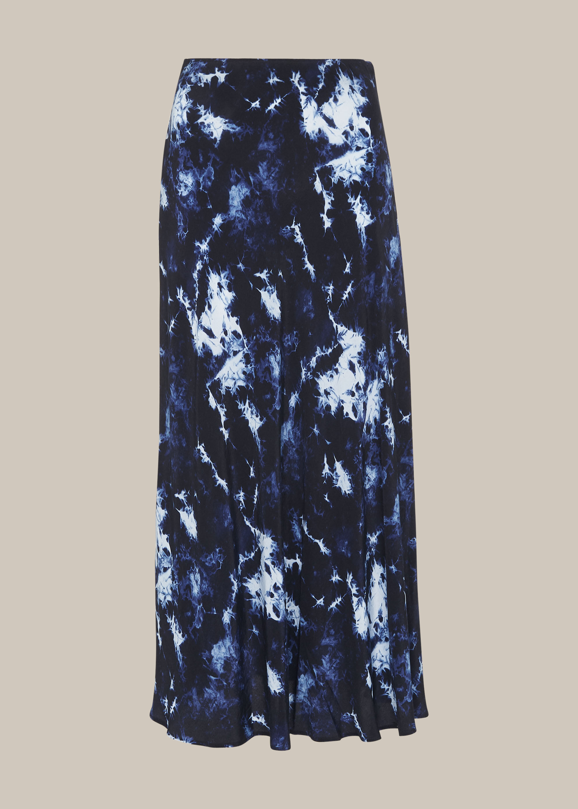 Tie dye blue skirt hotsell